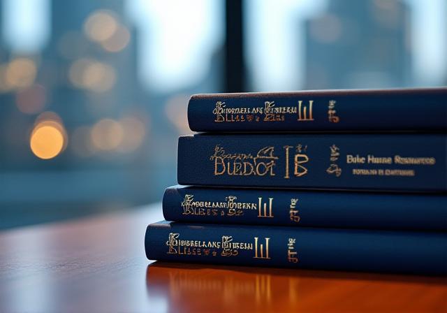 Stacked law books with a modern office building backdrop in Melbourne